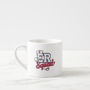 Xícara De Espresso Equipe do PS, Sala de Emergência, Camisa de Enferm