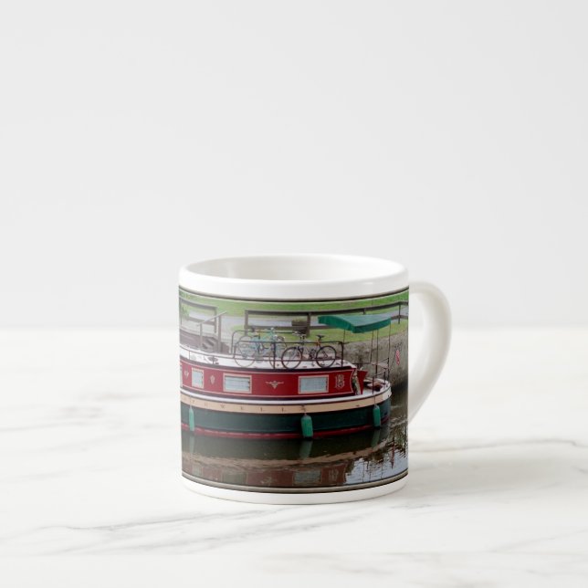 Xícara De Espresso Erie Canal boat espresso mug (Frente Esquerda)