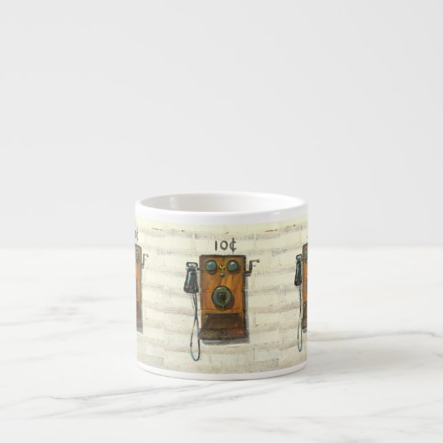 Xícara De Espresso escuta telefônica espresso (Frente)