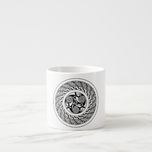 Xícara De Espresso Espiral Celta