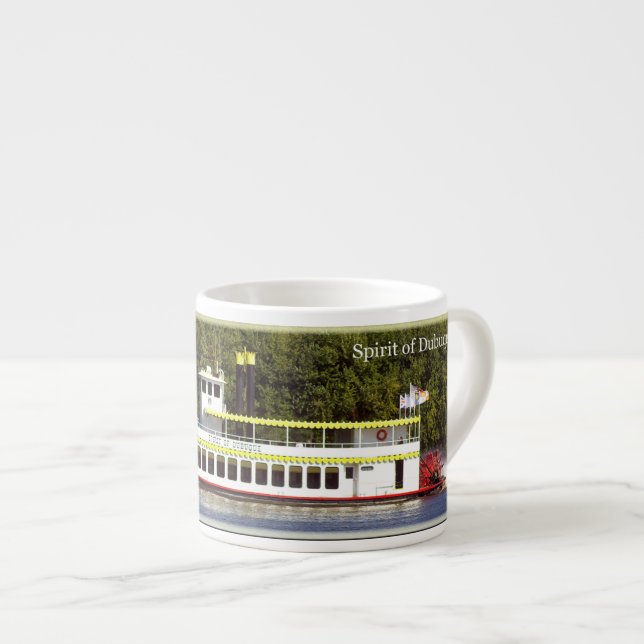 Xícara De Espresso Espírito de Dubuque espresso mug (Frente Esquerda)