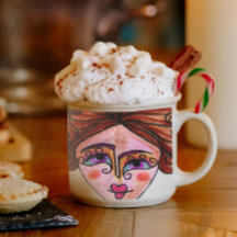 Espresso Mug (Mulher Whimsical - 01)