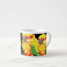 Xícara De Espresso Espresso Mug Parrots