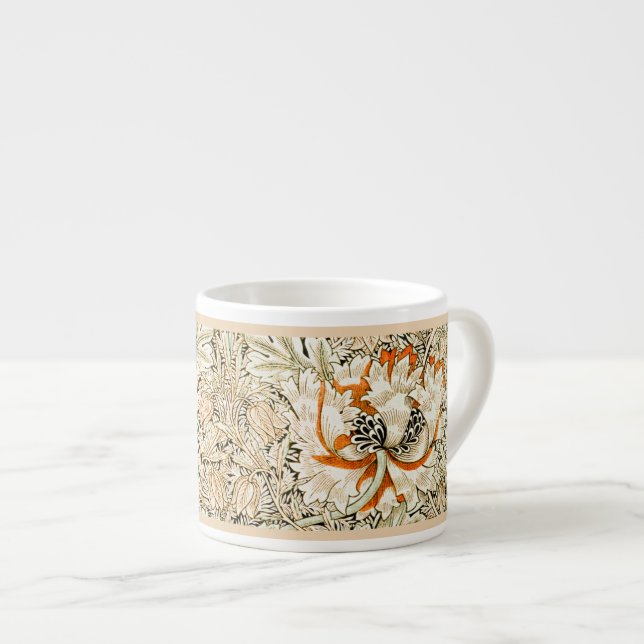 XÍCARA DE ESPRESSO ESPRESSO MUG : WILLIAM MORRIS : HONEYSUCKLE (Frente Esquerda)