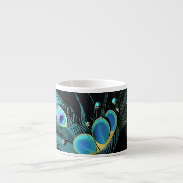 Xícara De Espresso Espresso/Peacock Majestoso/Mug Especializado (Frente)