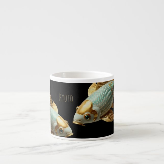 Xícara De Espresso Espresso/Porcelain Koi/Specialty Mug (Frente)