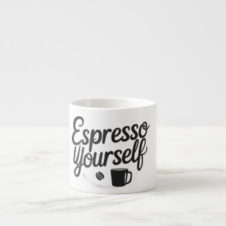 Xícara De Espresso Espresso Yourself – Funny Coffee Mug for Caffeine 
