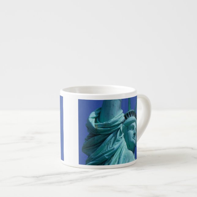 Xícara De Espresso Estátua da liberdade, New York, EUA 8 (Frente Esquerda)