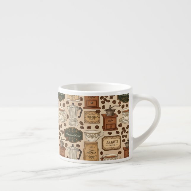 Xícara De Espresso Estilo de café inverso do café (Direita)