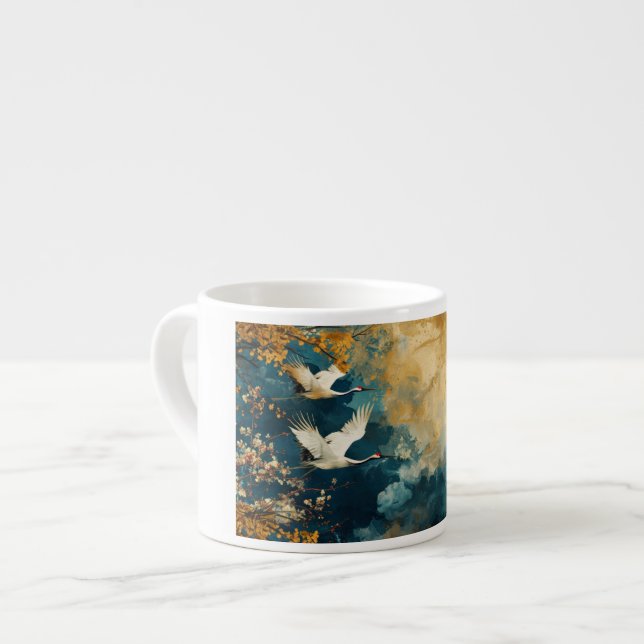 Xícara De Espresso Estilo oriental de luxo japonês (Frente Esquerda)