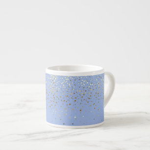 Xícara De Espresso Estrelas de Ouro Espresso Mug Petite - Azul