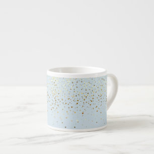Xícara De Espresso Estrelas de Ouro Espresso Mug Petite - Azul