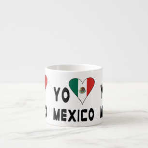 Xícara De Espresso Eu Amo México