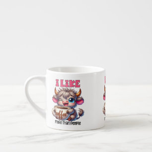 Xícara De Espresso Eu Gosto Mais de Café do que de Pessoas 