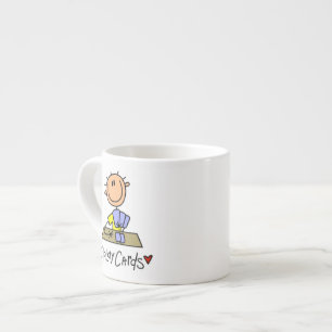 Xícara De Espresso Eu jogo cartas