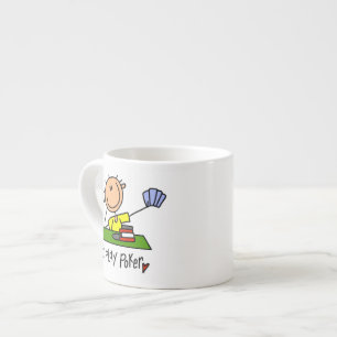 Xícara De Espresso Eu Jogo Pôquer