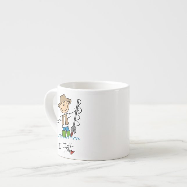 Xícara De Espresso Eu Pesco (Frente Esquerda)
