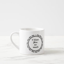 Xícara De Espresso Eu te amo