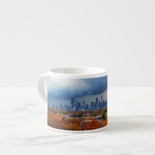 Xícara De Espresso EUA, Illinois, Chicago, arquitectura da cidade