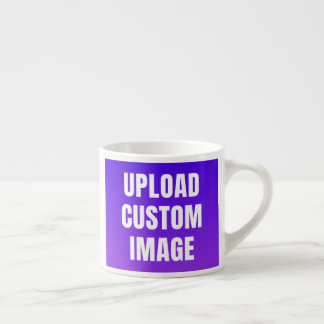 Xícara De Espresso Faça o Upload de 2 Imagens Personalizadas - Adicio