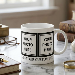 Xícara De Espresso Faça o Upload de 4 Fotos & Adicione Texto – Person