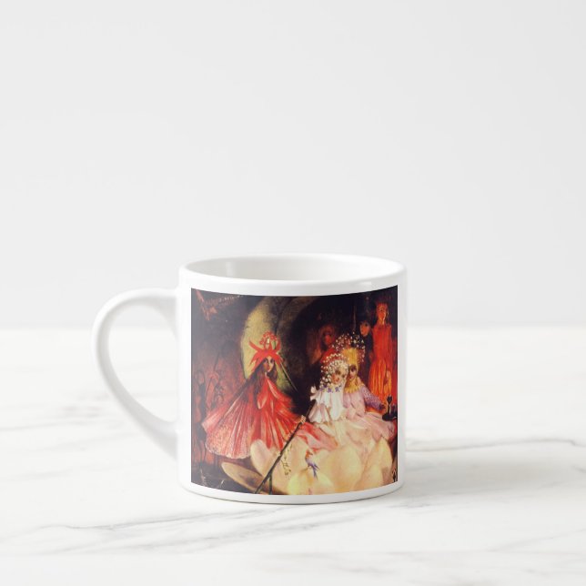 Xícara De Espresso Fadas de Verão (Esquerda)