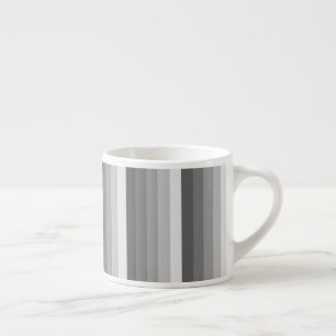 Xícara De Espresso faixas de sombra cinza