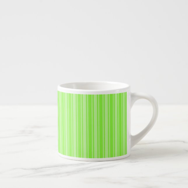 Xícara De Espresso faixas de verde limão doce (Direita)
