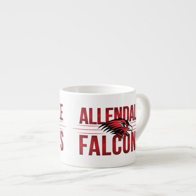 Xícara De Espresso Falcões Alendale #2 (Frente Esquerda)