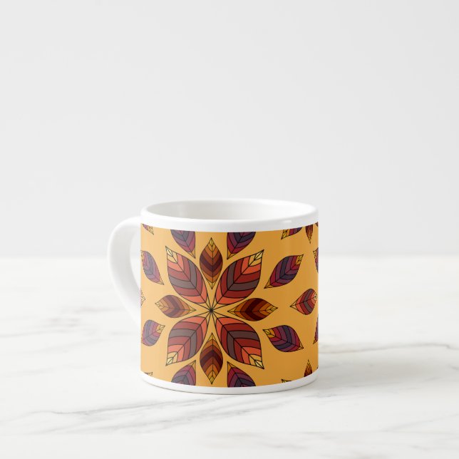 Xícara De Espresso Fall Foles Rosette (Frente Esquerda)