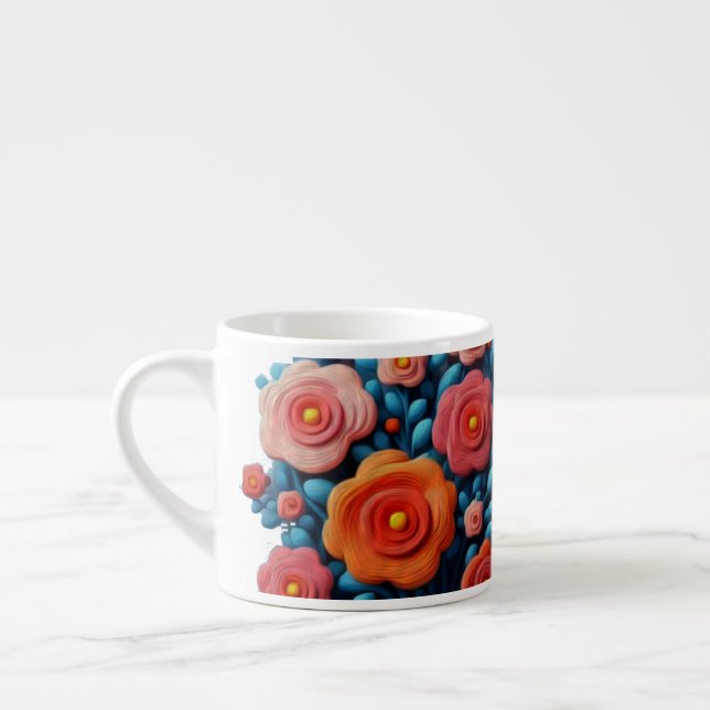 Xícara De Espresso Fantasia de Inverno  (Esquerda)