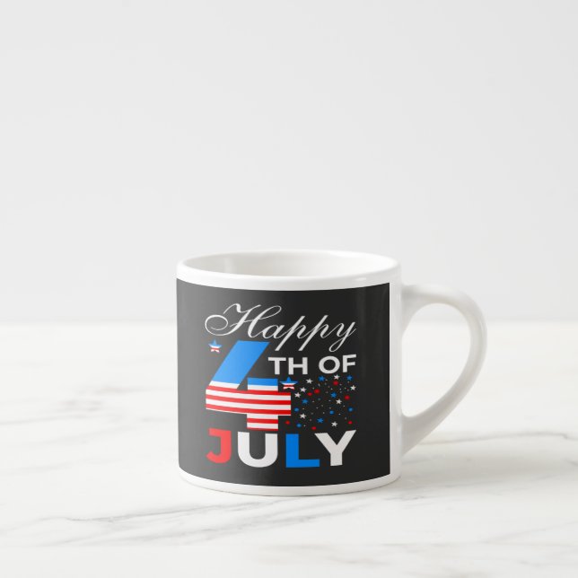 Xícara De Espresso Feliz 4 de Julho-97958 (Direita)