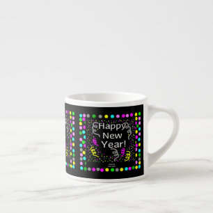 Xícara De Espresso Feliz ano novo Saudações Espresso Mug