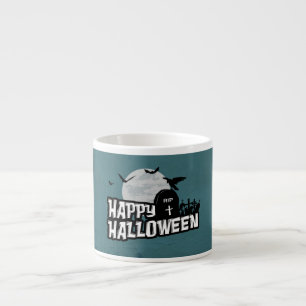 Xícara De Espresso Feliz Dia das Bruxas