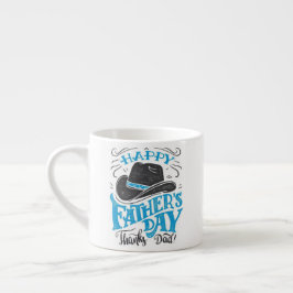 Xícara De Espresso Feliz Dia do Pai obrigado você pai