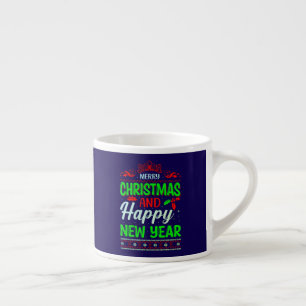 Xícara De Espresso Feliz Natal E Feliz ano novo-61064