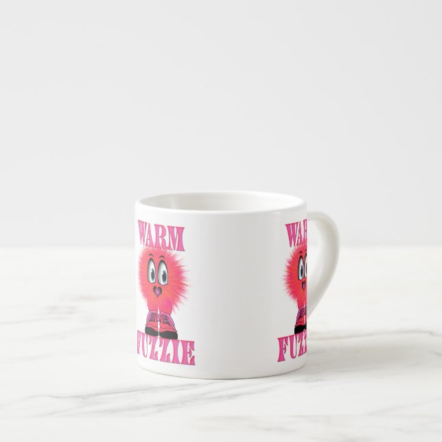 Xícara De Espresso Felpudo quente (Frente Esquerda)