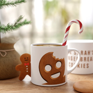 Xícara De Espresso Feriado de Natal do Gingercake Man Cookie
