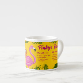 Xícara De Espresso Férias de validação Pinky