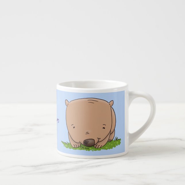 Xícara De Espresso Figura de desenho animado de um bebê fofo (Direita)