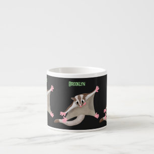 Xícara De Espresso Figura de desenho animado de um planador de açúcar