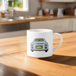 Xícara De Espresso Figuras Nome Pale Aqua Figaro Espresso Mug