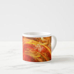 Xícara De Espresso Firestorm Nova Abstrato Art Espresso Mug