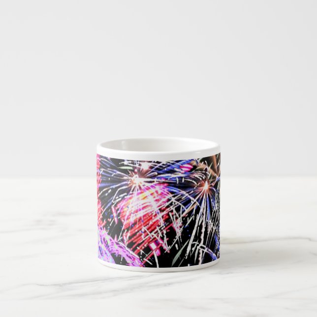 Xícara De Espresso Fireworks Display Espresso Mug (Frente)