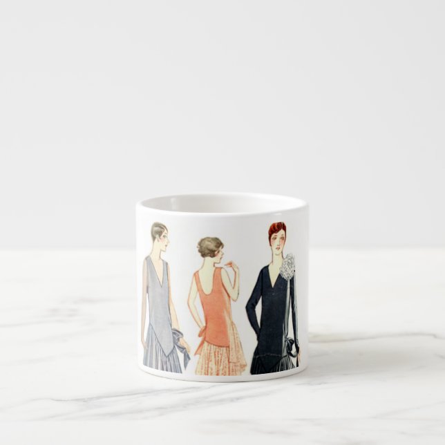 Xícara De Espresso Flappers 20s Espresso Mug (Frente)