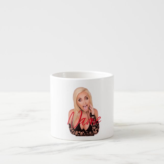 Xícara De Espresso Flirty loira Thunder_Cove (Frente)