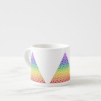 Xícara De Espresso Flor de Vida / Blume des Lebens - pirâmide Chakra
