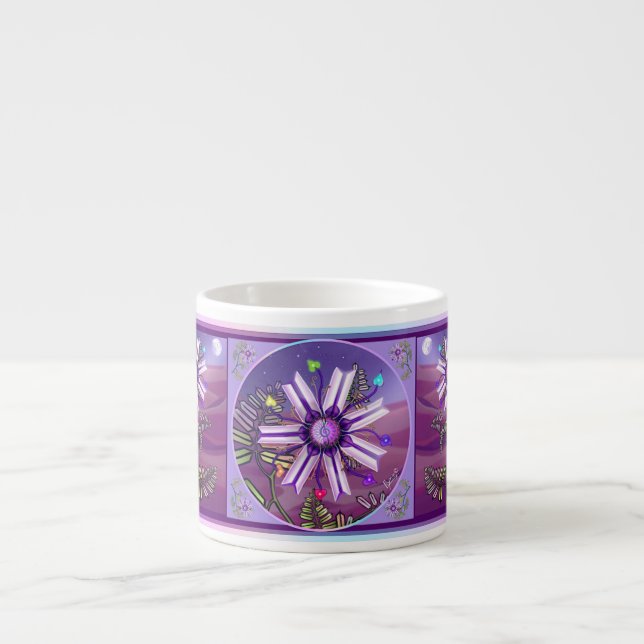 Xícara De Espresso Flor no deserto (Frente)