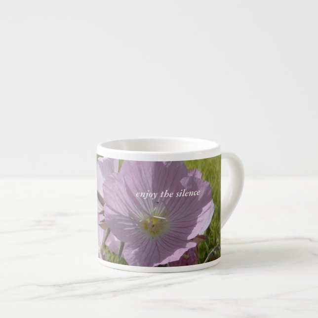 Xícara De Espresso Flor rosa-doce, Espresso Mug (Frente Esquerda)