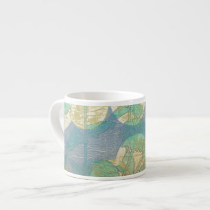Xícara De Espresso Floral I em Destaque